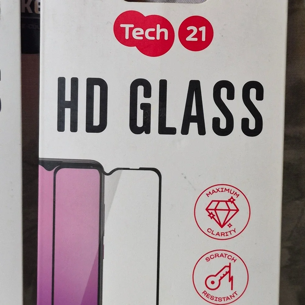 Tech21 HD Glass Screen Protector for Samsung Galaxy A32 5G Tempered Glass 2 Pack
